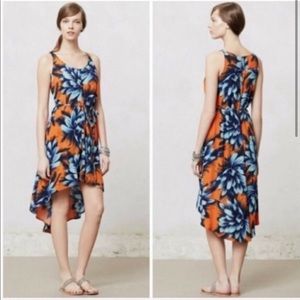 Anthropologie Maeve Sunset Hill high low dress